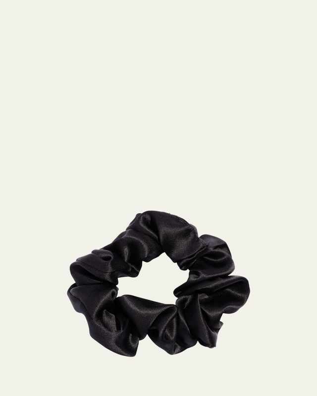 Silky Charmeuse Medium Pony Scrunchie